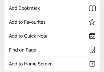 Tap the Share icon Tap the Share icon